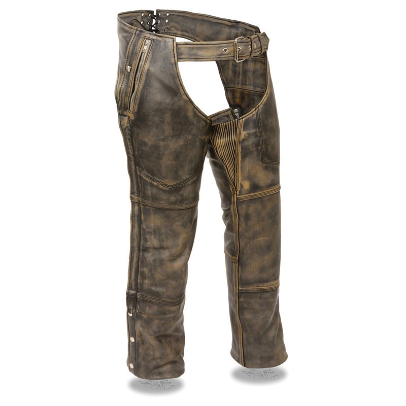 Motorbike Leather Chaps