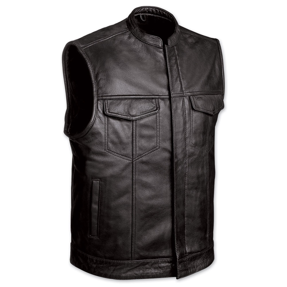 Motorbike Leather Vest